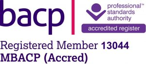 BACP Accreditation Mark - Registered Member 13044